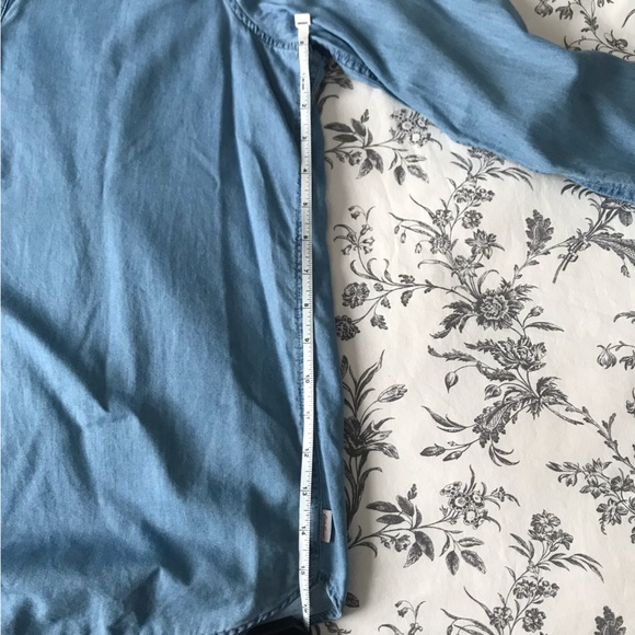 Eddie Bauer size M denim long sleeve shirt - Picture 11 of 14